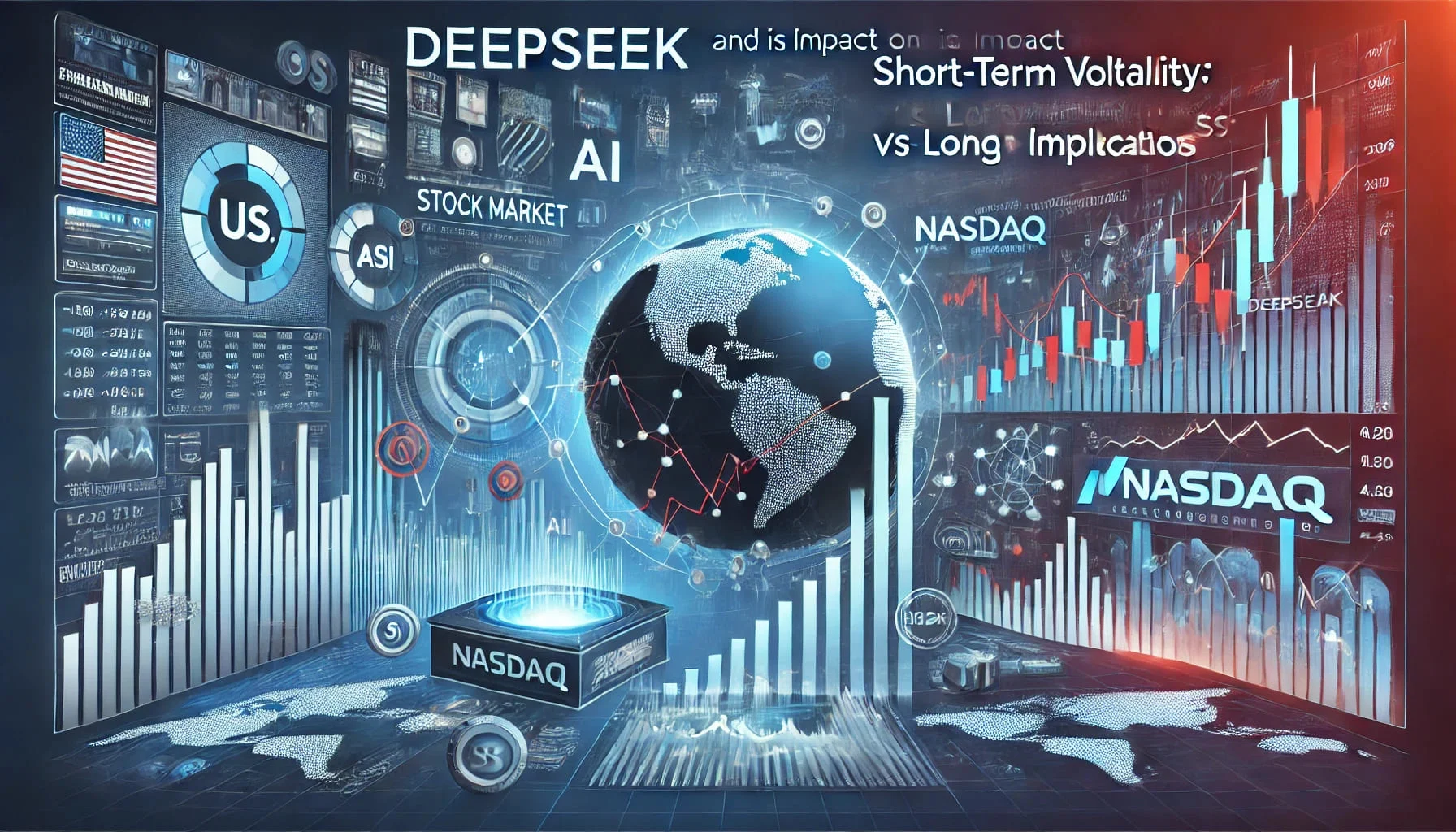 Dall·e 2025 02 01 09.27.18 A Professional Infographic Illustrating Deepseek And Its Impact On The U.s. Stock Market Short Term Volatility Vs. Long Term Implications. The Imag